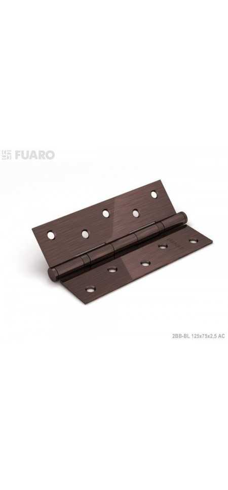 Петли накладные карточные FUARO 2BB BL 125x75x2,5